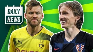 WM 2018 Halbfinale Kroatien vs England BVB Yarmolenko zu West Ham Hummels Botschaft Daily News [upl. by Yevoc870]