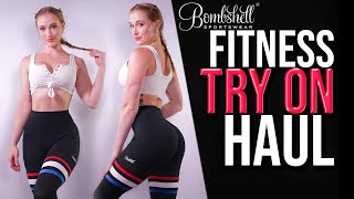 Bombshell Sportswear  Leggings Try On Haul 2022 [upl. by Andriette]