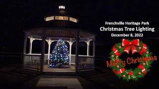 Frenchville Christmas Tree Lighting 2022 [upl. by Anoel971]