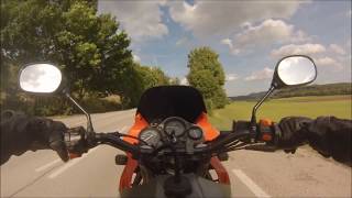 Late Summer Ride  125cc 2 Stroke  Cagiva Supercity 125 [upl. by Annaoi358]