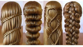 Most Beautiful Hairstyles for girls ♥️ Easy Hairstyles ♥️ Coiffures simples et belles [upl. by Enak]