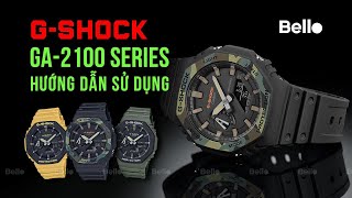 G Shock GA2100  Module 5611  Hướng dẫn CHI TIẾT tinh chỉnh TẤT CẢ các chức năng [upl. by Atikkin413]