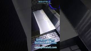 Large Aluminum Skived heatsinks heatell [upl. by Aehtela]