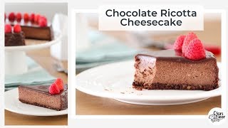 Chocolate Ricotta Cheesecake I Olgas Flavor Factory [upl. by Kerstin526]