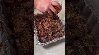 Brisket Burnt Ends Recipe  Over The Fire Cooking by Derek Wolf [upl. by Tarazi755]