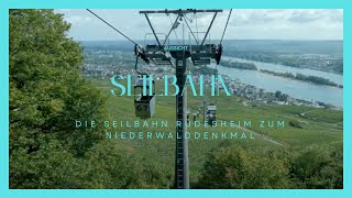 Die Seilbahn Rüdesheim zum Niederwalddenkmal [upl. by Elleinaj]