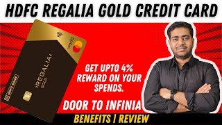 HDFC Bank Regalia Gold Credit Card Review 🔥 [upl. by Eirellam]