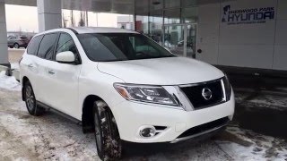 2014 Nissan Pathfinder 4x4  7 Passenger Pearl White  Sherwood Park Hyundai [upl. by Cinelli]