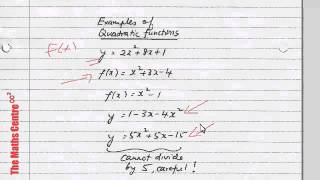 IGCSE Additional Maths  Quadratic Functions [upl. by Gardner908]