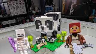 Ep 180 Find a safe and fluffy refuge at the Minecraft LEGO 21245 The Panda Haven [upl. by Ensign]