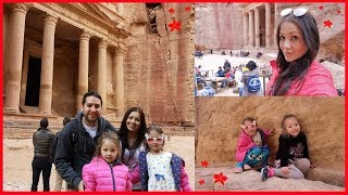 EXPLORING PETRA TRAVELLING TO JORDAN  WITH KIDS  Family Travel Vlog 3  Mama Mei [upl. by Nonnag]