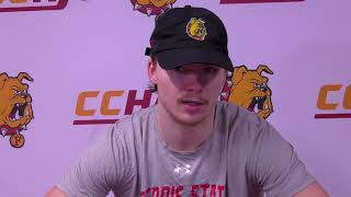 Bulldog Hockey  Stepan Pokorny Week 17 Media Session [upl. by Ahteres347]