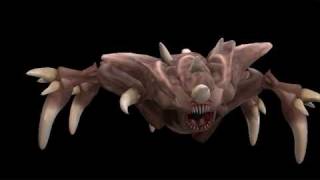 Zerg Lurker  Version 2  Starcraft 2  Spore  Creature [upl. by Alehtse]