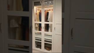 Wardrobes in IKEA Bangalore Customized Wood Mirror Different Designs Interiors Household [upl. by Anallise755]