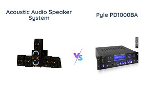 Acoustic Audio vs Pyle Speakers Which is Worth the Money [upl. by Aiuqenehs]