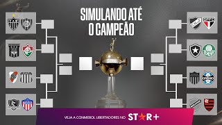 LIBERTADORES 2024  SIMULANDO DAS OITAVAS DE FINAL ATÉ O CAMPEÃO 🏆🔥 [upl. by Enitsrik]