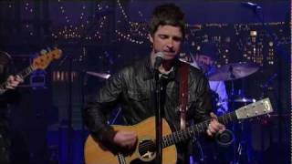 Noel Gallaghers High Flying Birds  If Had a Gun Live on Late Show With David Letterman HD [upl. by Ahsitnauq]