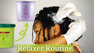 Relaxed Hair Routine Tips on How to Avoid Over Processed Relaxed Hair  Lye Relaxer Self Relax Day [upl. by Leval]