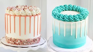 Easy Cake Decorating Tutorial For Beginners  Wonderful Birthday Cake Decorating Ideas [upl. by Karolyn]