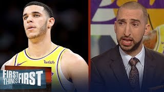 Nick Wright on Lonzo Ball Hes been the worst Laker by far  NBA  FIRST THINGS FIRST [upl. by Ydnor327]