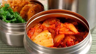 Stirfried kimchi dosirak Kimchibokkeum lunchbox 김치볶음 도시락 [upl. by Anitsud]