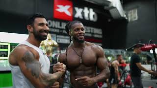 ULISSESWORLD PUSH WORKOUT AT THE BEST GYM IN THE WORLD BINOUS [upl. by Rivy]