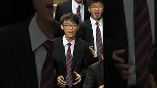 Meet Diocesan Boys High School Choir from ChinaHong Kong SAR shorts choirs choirvideo choirlife [upl. by Hutson]