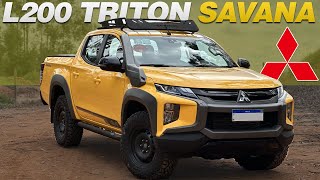 TUDO SOBRE A NOVA L200 TRITON SAVANA 2024 A MELHOR PICAPE NO OFFROAD [upl. by Nitsew]