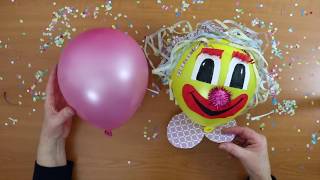 CARNAVAL knutsel een ballonclown [upl. by Sklar56]