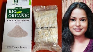 I Applied Kaolin Clay On My Face For 7 Days  How To Apply Kaolin Clay On Face Kaolin clay Benefit [upl. by Innis75]