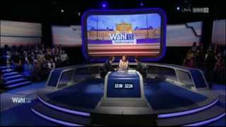 01 TVKonfrontation 290813 Strache vs Glawischnig [upl. by Deibel52]