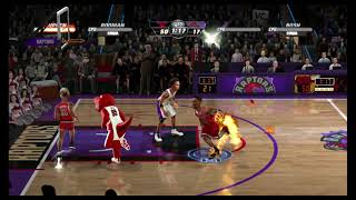 Pippen 129 Points 2 Backboard Breaking Dunks Vs Charlotte Hornets NBA JAM Legends On Fire Edition [upl. by Ayanet]