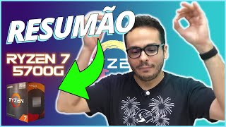 RESUMÃO DA SÉRIE QUE FIZEMOS  RYZEN 5600G VS 5700G O QUE MUDA ENTRE ELES [upl. by Tak]