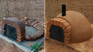 Como hacer un HORNO DE BARRO a Leña Paso A Paso  Horno de Ladrillo  Como construir un Horno Casero [upl. by Ailsa989]