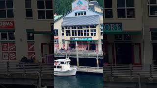 Ketchikan Port ALASKA shorts cruise salmon salmoncapitaloftheworld travel [upl. by Llegna724]