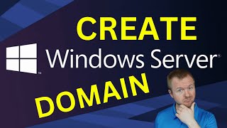 How to Create an Active Directory Domain With Windows Server 2022 [upl. by Alodi]