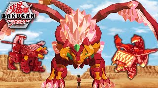 Every Awesome Brawlers FIRST Geogan Battle in Bakugan Geogan Rising [upl. by Adnar]