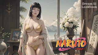 4K Ai Hinata Hyuga Naruto  Dream Ai Lookbook [upl. by Nolahc]