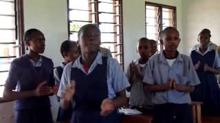 Shikamana School Kenya We are happy amp welcome song [upl. by Gottwald]