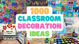 1000 Classroom Decoration Ideas [upl. by Atiuqel]