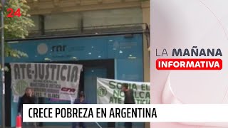 Crece pobreza en Argentina quot56 de menores de 14 años son pobresquot  24 Horas TVN Chile [upl. by Nylsirk]