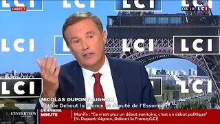 quotMacron est dangereuxquot  Nicolas DupontAignan [upl. by Ime]