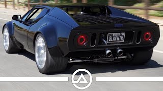 Custom 600HP Widebody De Tomaso Pantera Meets Ford GT [upl. by Ordnassela]