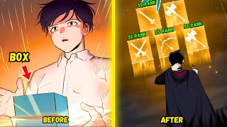 he opened 10000 luck boxes to get SSS rank skills and equipment  Manhwa Recap [upl. by Ihtraa577]