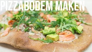 HOW TO Pizzabodem maken  OhMyFoodness [upl. by Ula794]