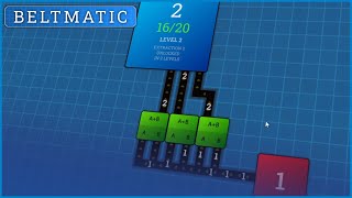 BELTMATIC game mathematics 1 Level 1 to 7 [upl. by Ardys]