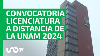 Licenciatura a distancia de la UNAM checa los requisitos para la convocatoria 2024 [upl. by Anthea]