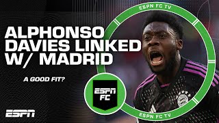 Would Alphonso Davies be a good fit with Real Madrid  ESPN FC [upl. by Makell]