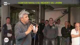 I cantieri navali e gli incidenti sul lavoro  Nemo  Nessuno Escluso 25052018 [upl. by Elita643]