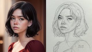 Discover the Secrets of Creating Stunning Portrait By Loomis Method Drawing [upl. by Reginald485]